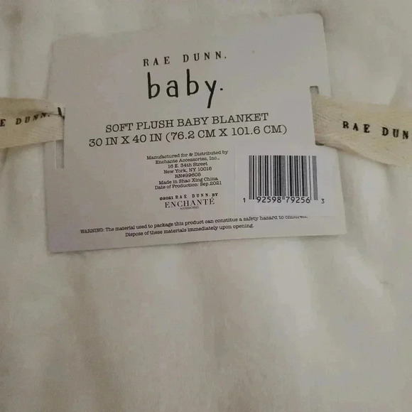 RAE DUNN BABY BLANKET - Picture 3 of 3